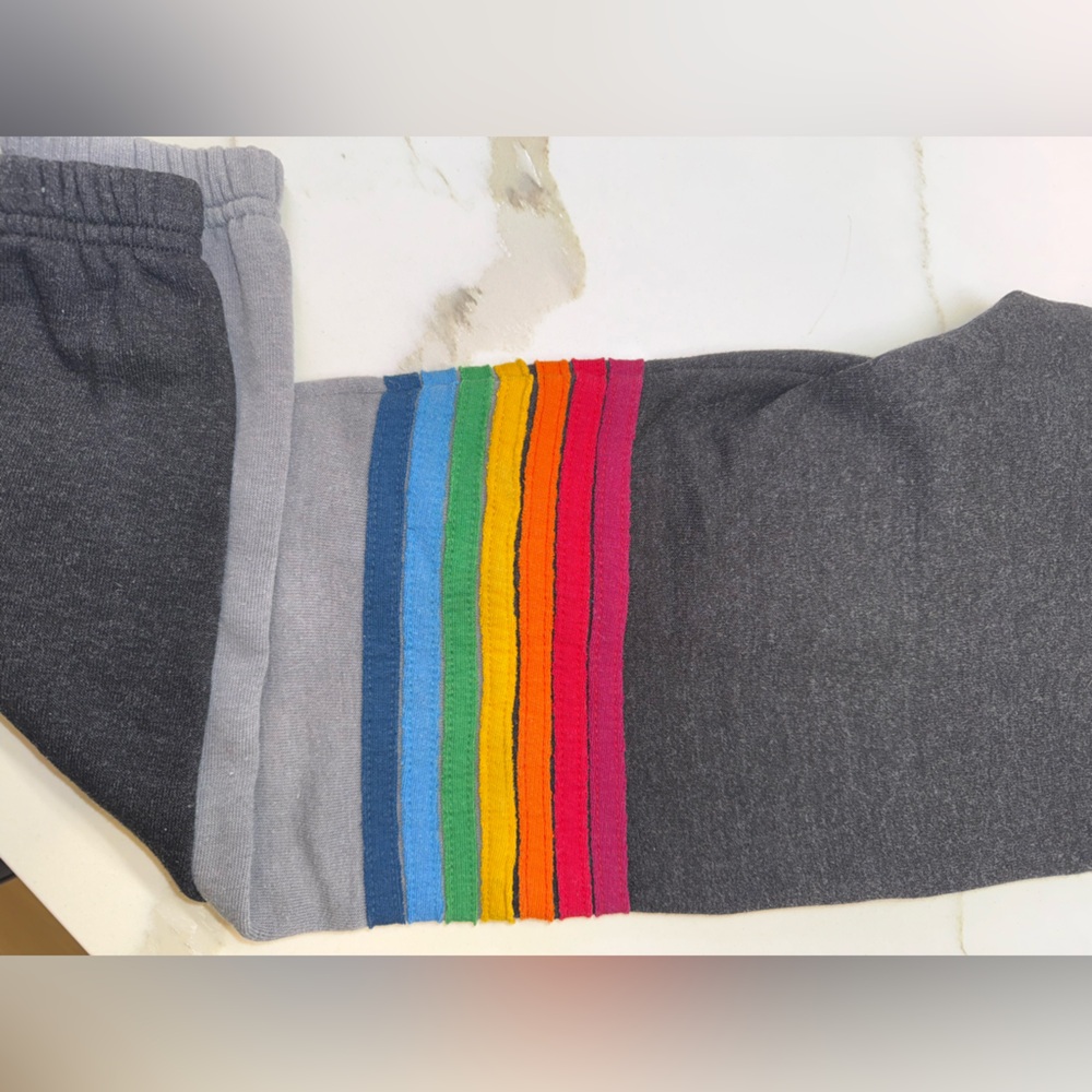 🌈RARE🌈 Aviator Nation 7️⃣STRIPE Joggers - Picture 12 of 14
